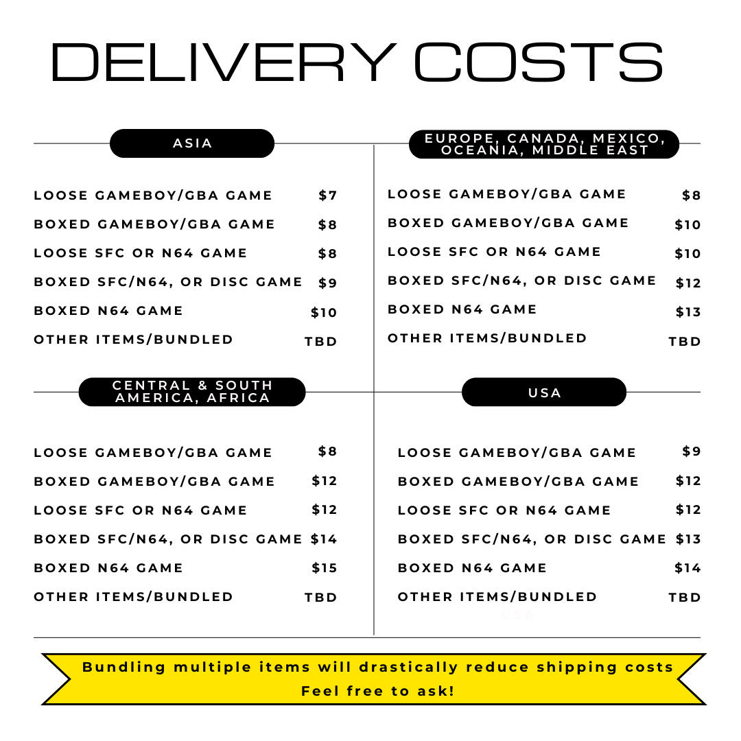 Shipping Costs for International Video Game Deliveries